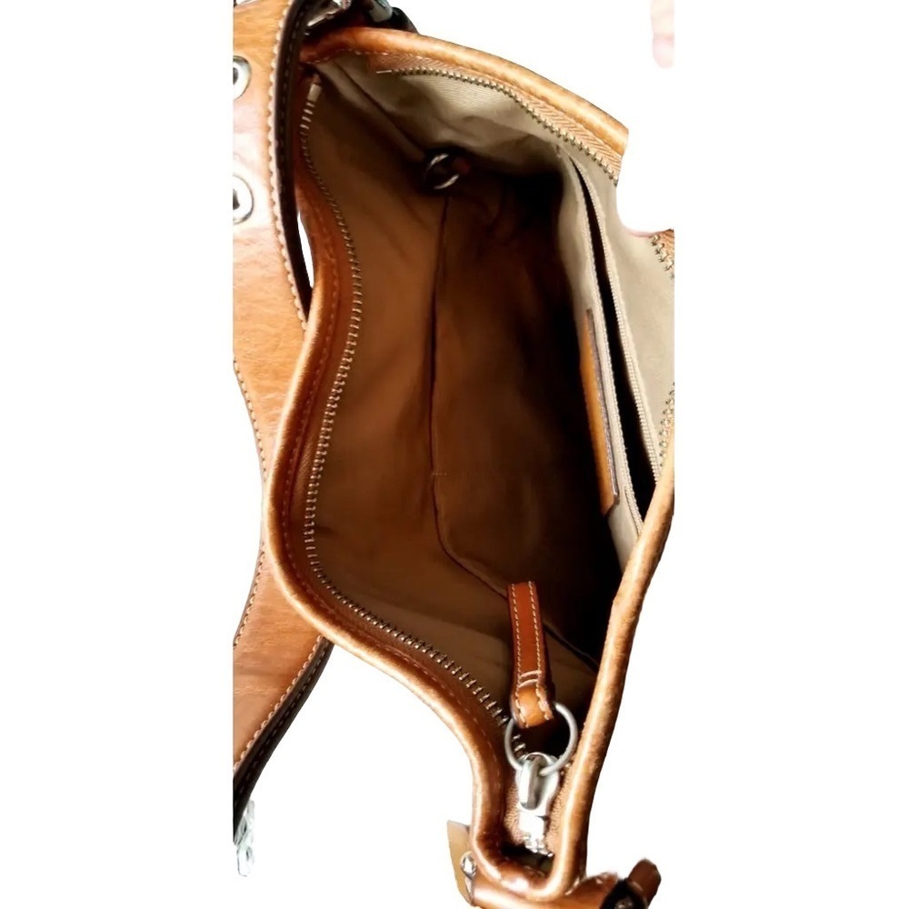 Coach cream and brown cognac crossbody Shoulder bag - Picture 3 of 9